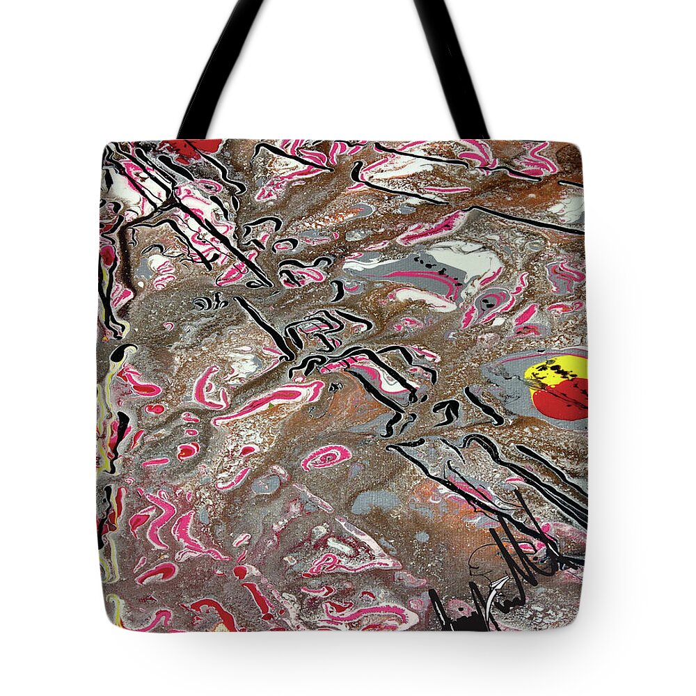  Tote Bag featuring the painting Meta15 by Jimmy Williams