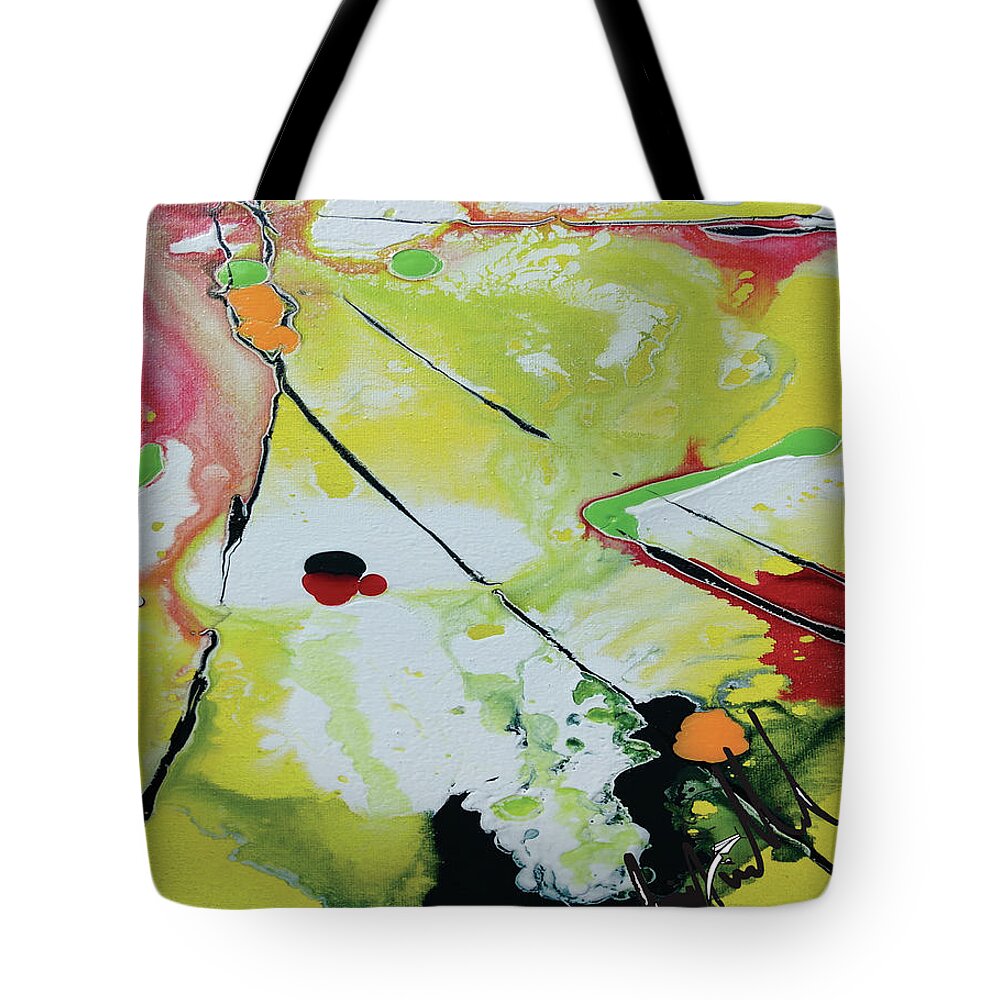  Tote Bag featuring the painting Meta6 by Jimmy Williams
