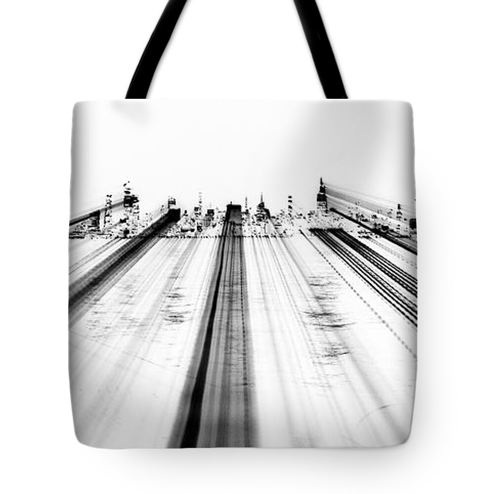 Midtown Manhattan Tote Bag featuring the photograph Midtown Manhattan by Alina Oswald
