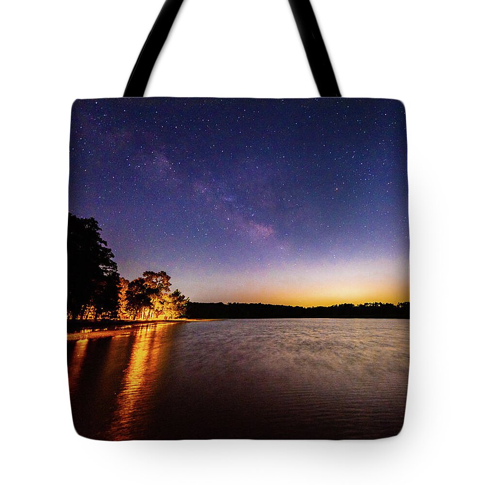 2018 Tote Bag featuring the photograph Milky Way Hunt by Erin K Images