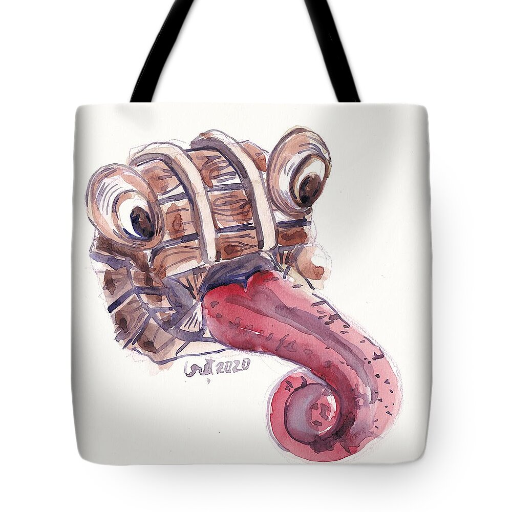 Miniature Tote Bag featuring the painting Mimic by George Cret