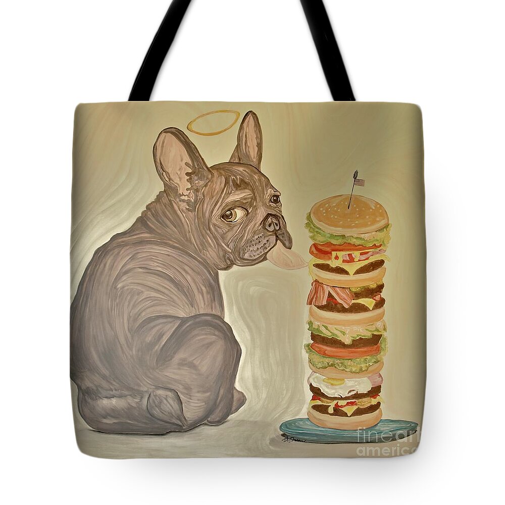 Prints Tote Bag featuring the painting MIne Now- FAA print version by Barbara Donovan