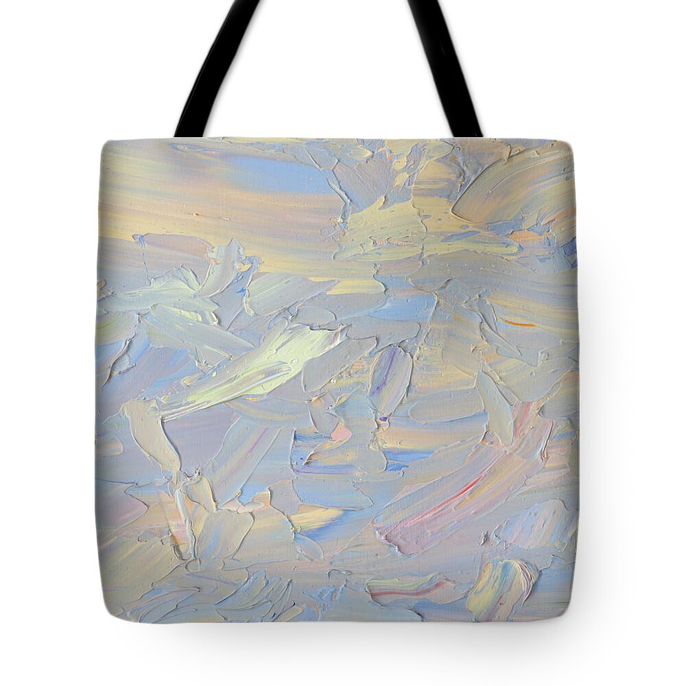 Minimal Tote Bag featuring the painting Minimal 11 by James W Johnson