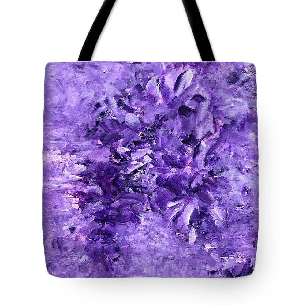 Mirage Tote Bag featuring the painting Mirage # 6 by Milly Tseng