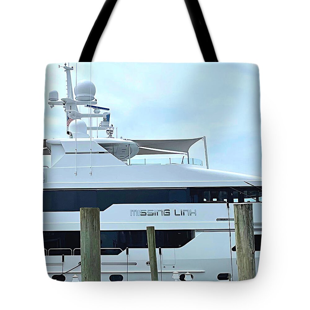 Missing Link Tote Bag featuring the photograph Missing Link 2 by Lee Darnell