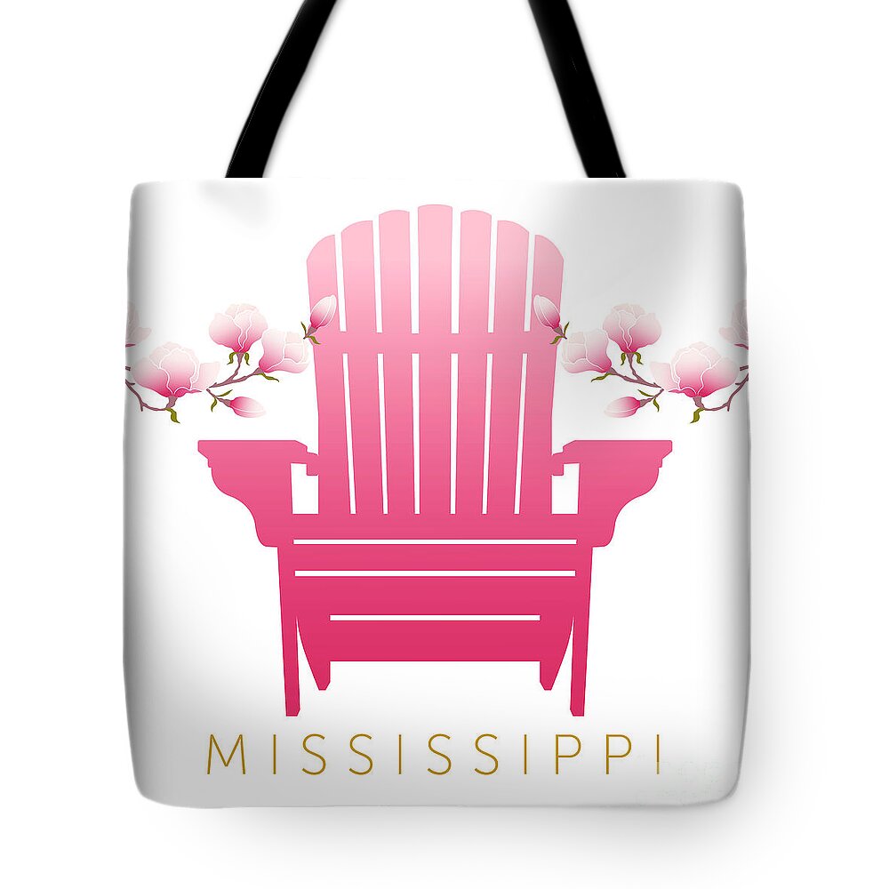 Mississippi Tote Bag featuring the digital art Mississippi by Sam Brennan