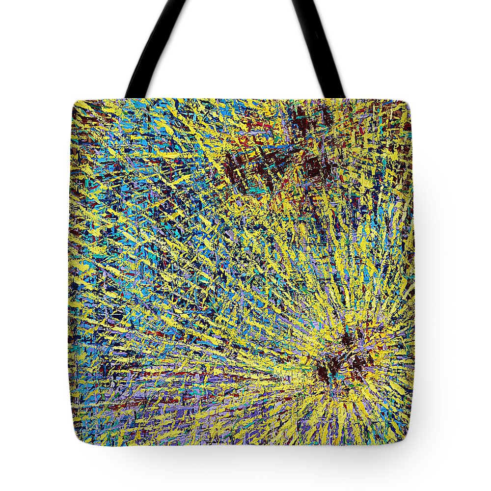 Christmas Seasons Tote Bag featuring the painting The First Christmas by Patrick J Murphy