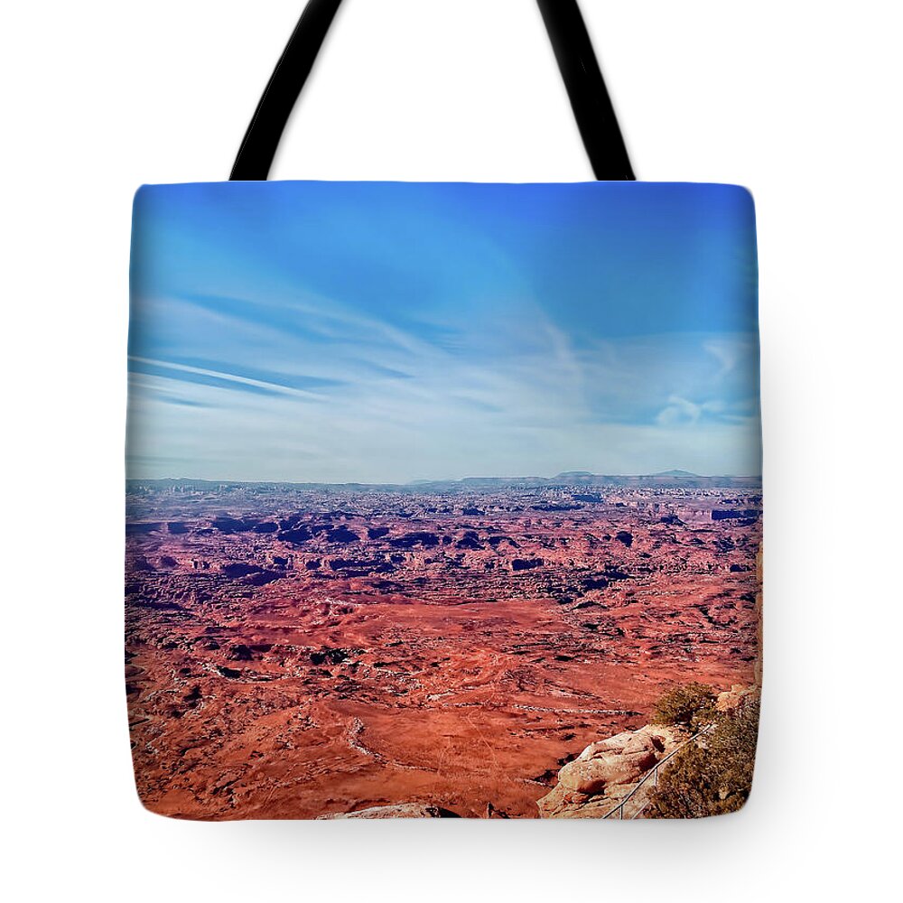 Moab Utah Tote Bag featuring the photograph Moab by Cathy Anderson