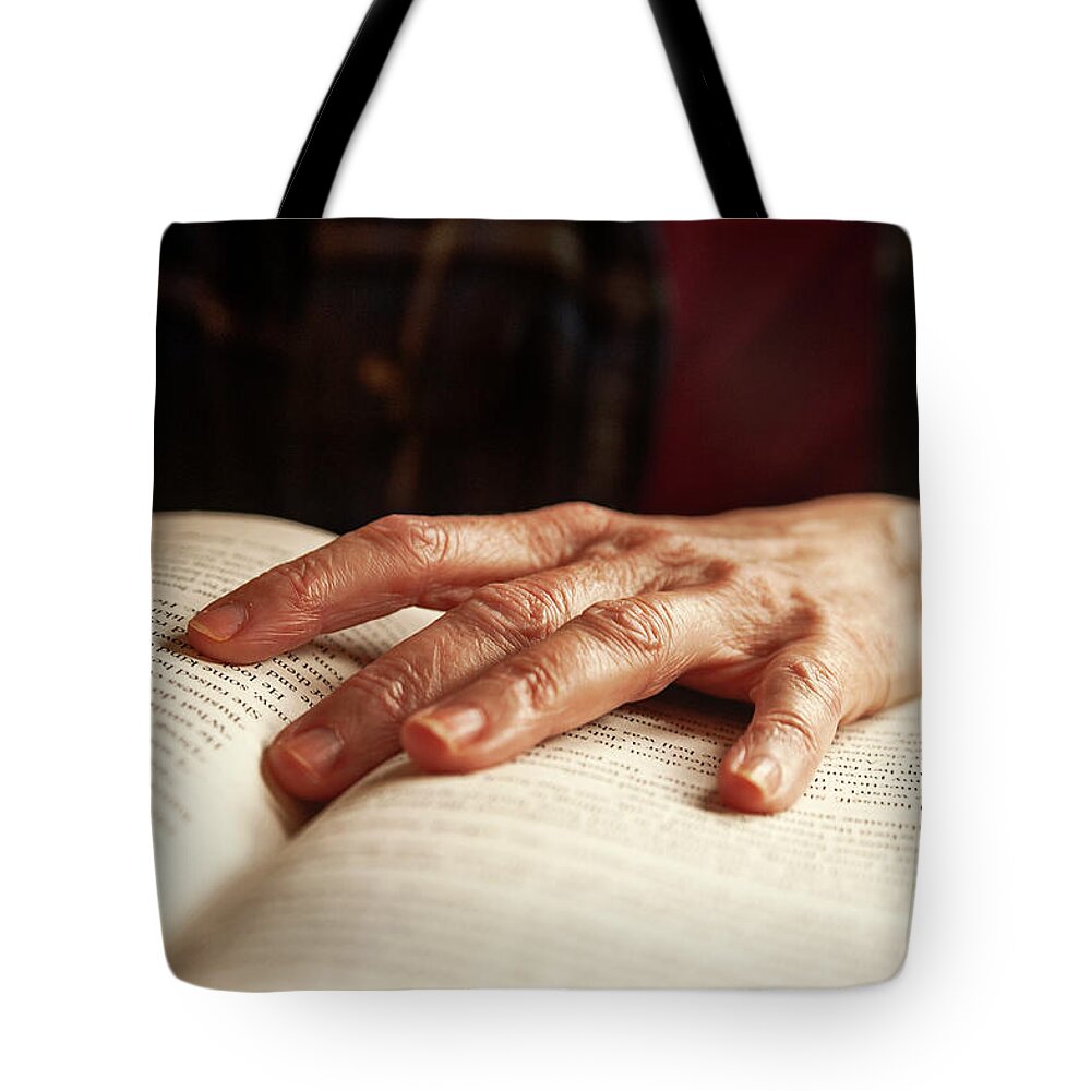 Personal Tote Bag featuring the photograph Momma's Hand by Scott Cordell