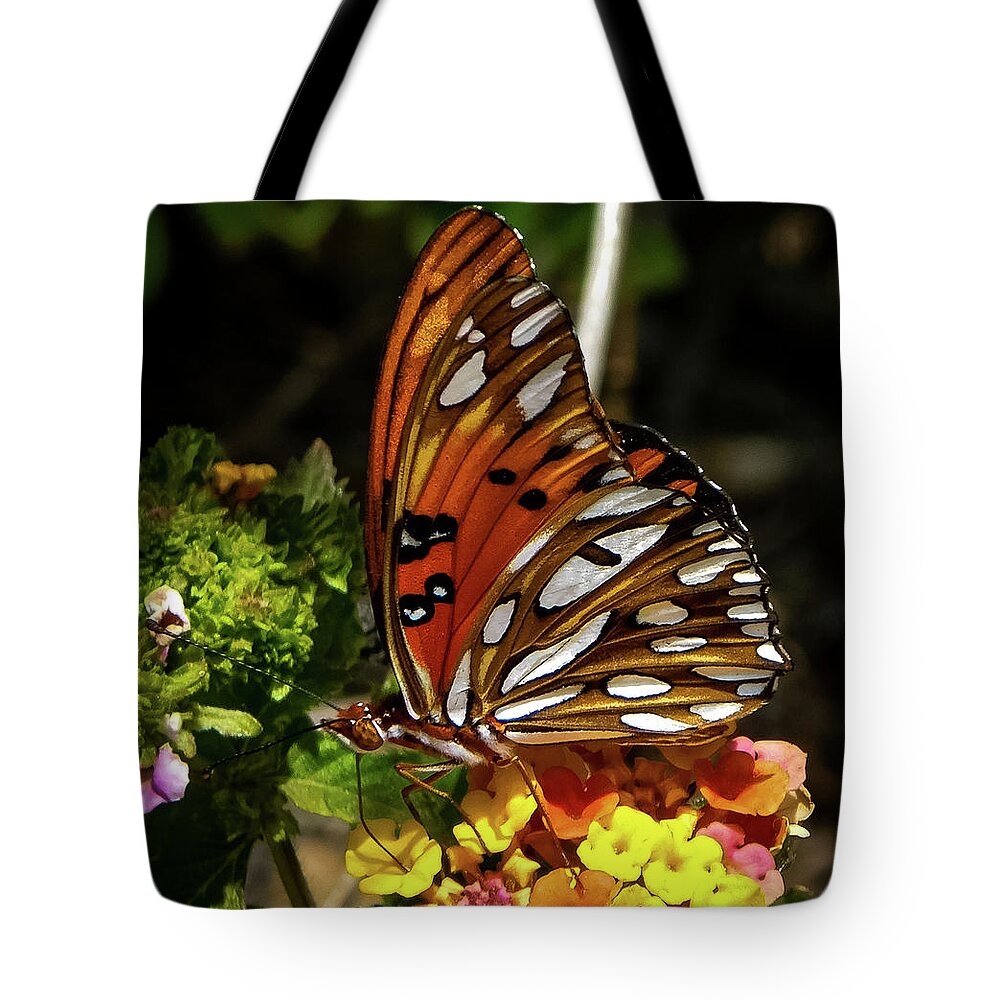 Butterfly Tote Bag featuring the photograph Majesty by Gena Herro