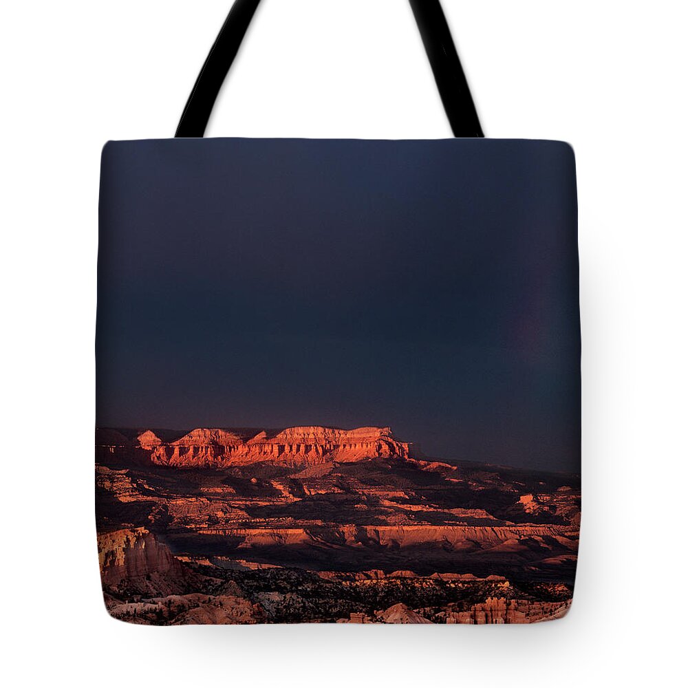 Dave Welling Tote Bag featuring the photograph Monsoon Storm Bryce Canyon National Park by Dave Welling