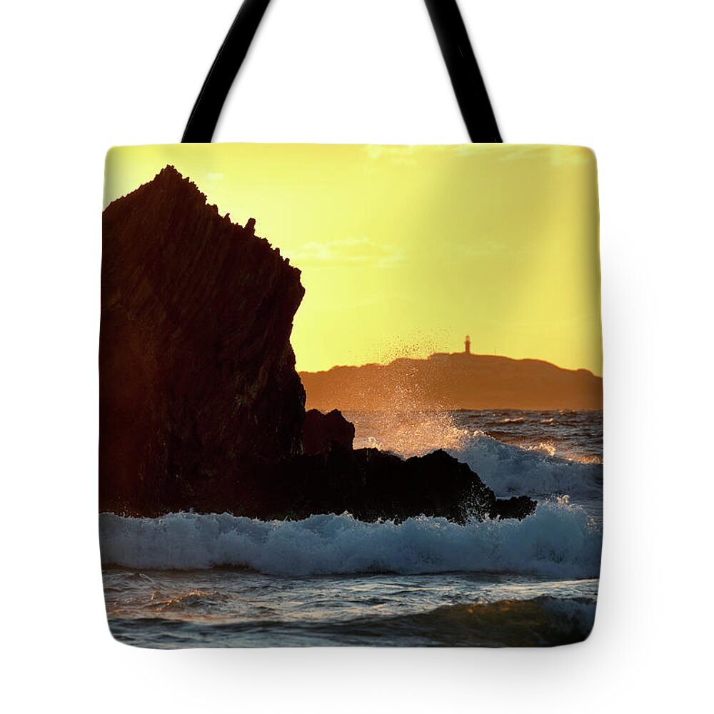 Montague Tote Bag featuring the photograph Montague Light by Nicholas Blackwell