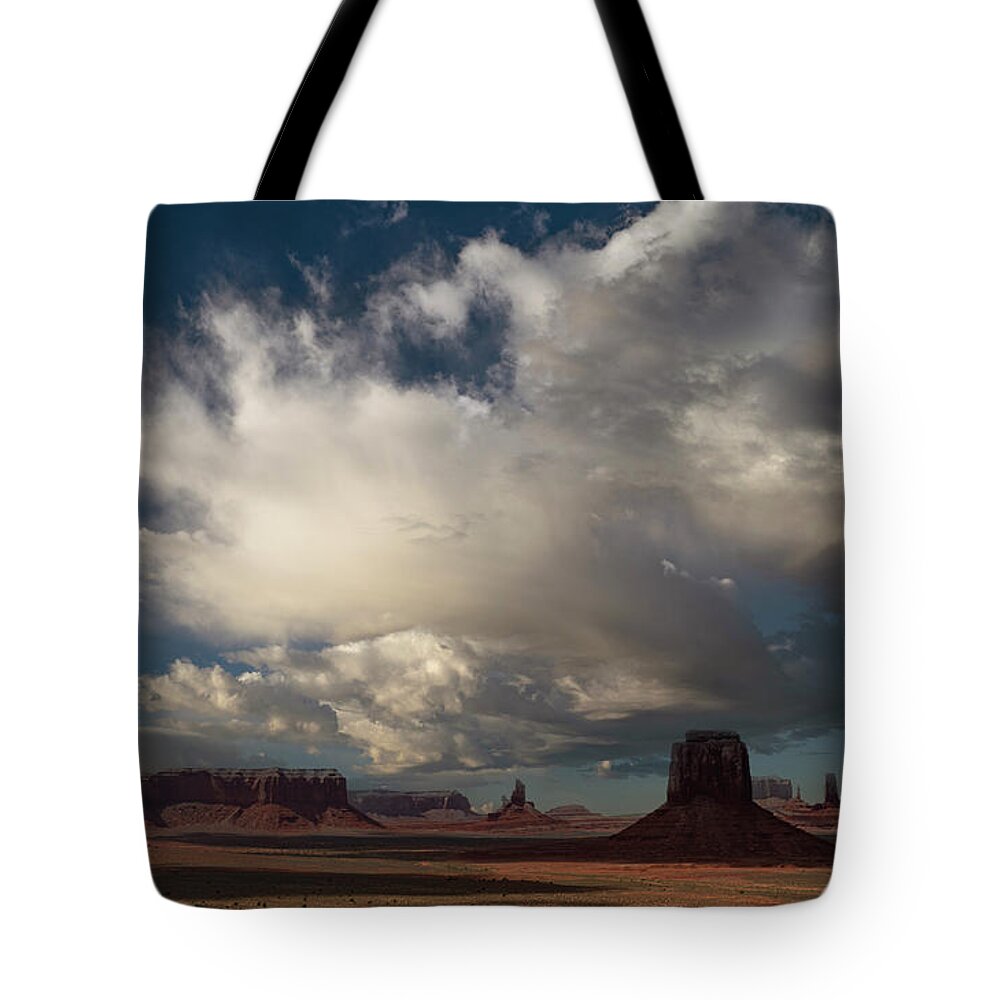 Monument Valley Tote Bag featuring the photograph Monument Valley by Keith Kapple