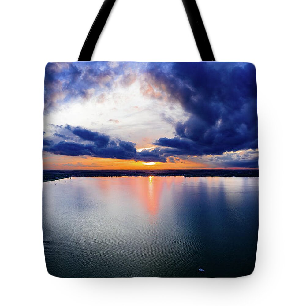  Tote Bag featuring the photograph Moody Sunset by Brian Jones
