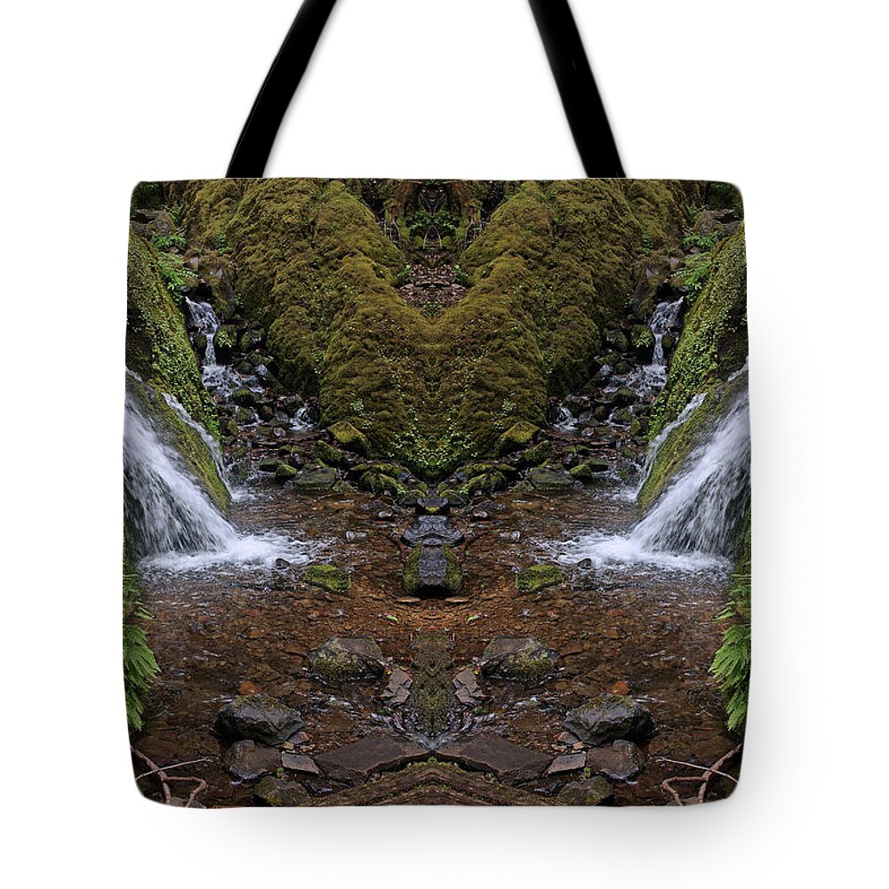 Nature Art Tote Bag featuring the photograph Moon Falls Magic #2 by Ben Upham III