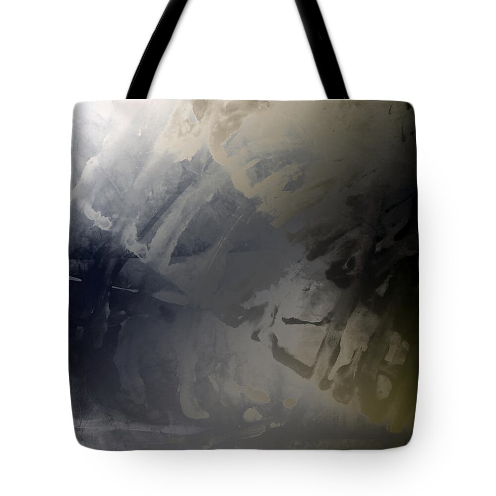 Emmett Tote Bag featuring the painting Dark Foe by John Emmett