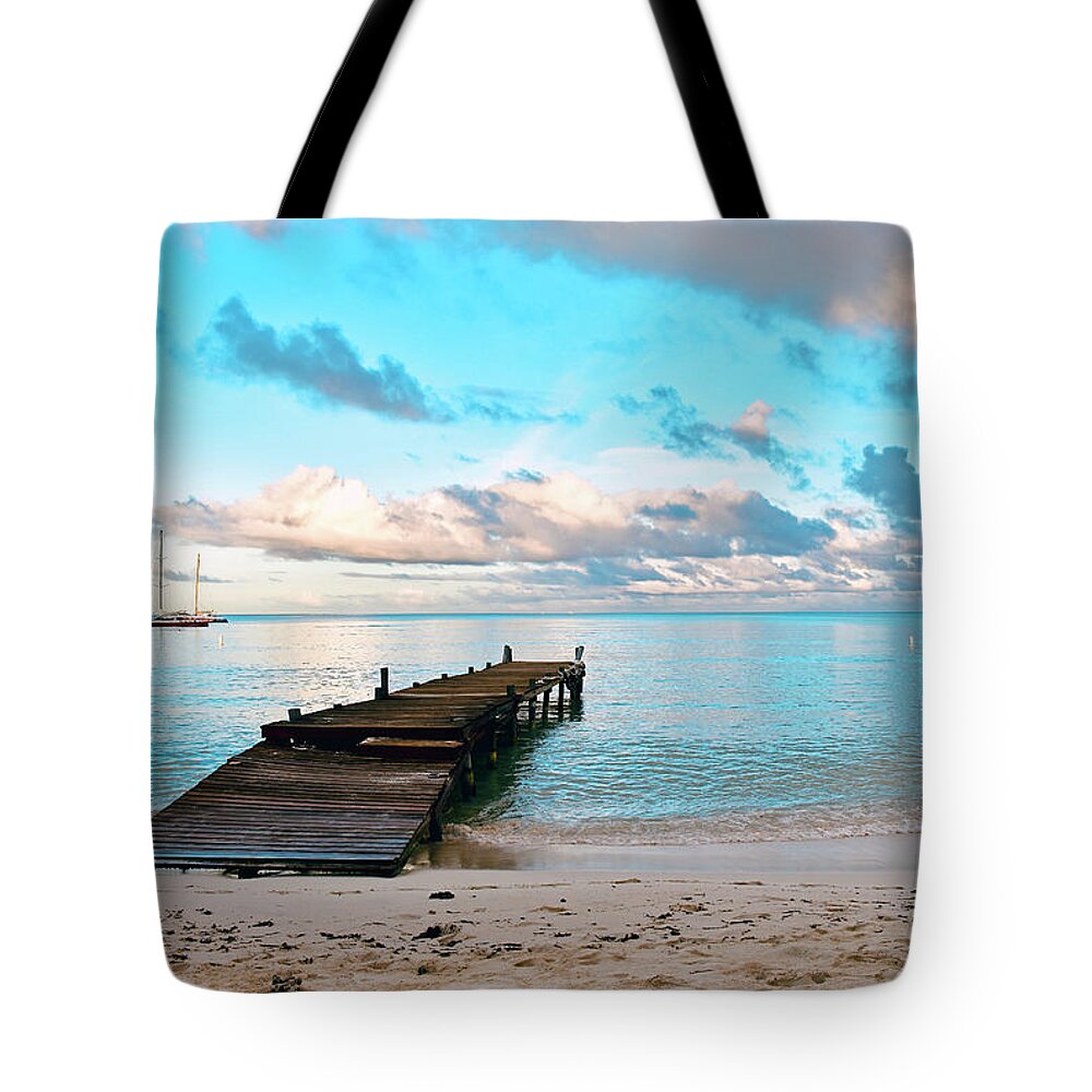 Landscape Tote Bag featuring the photograph Morning full of possibilities by Monika Salvan