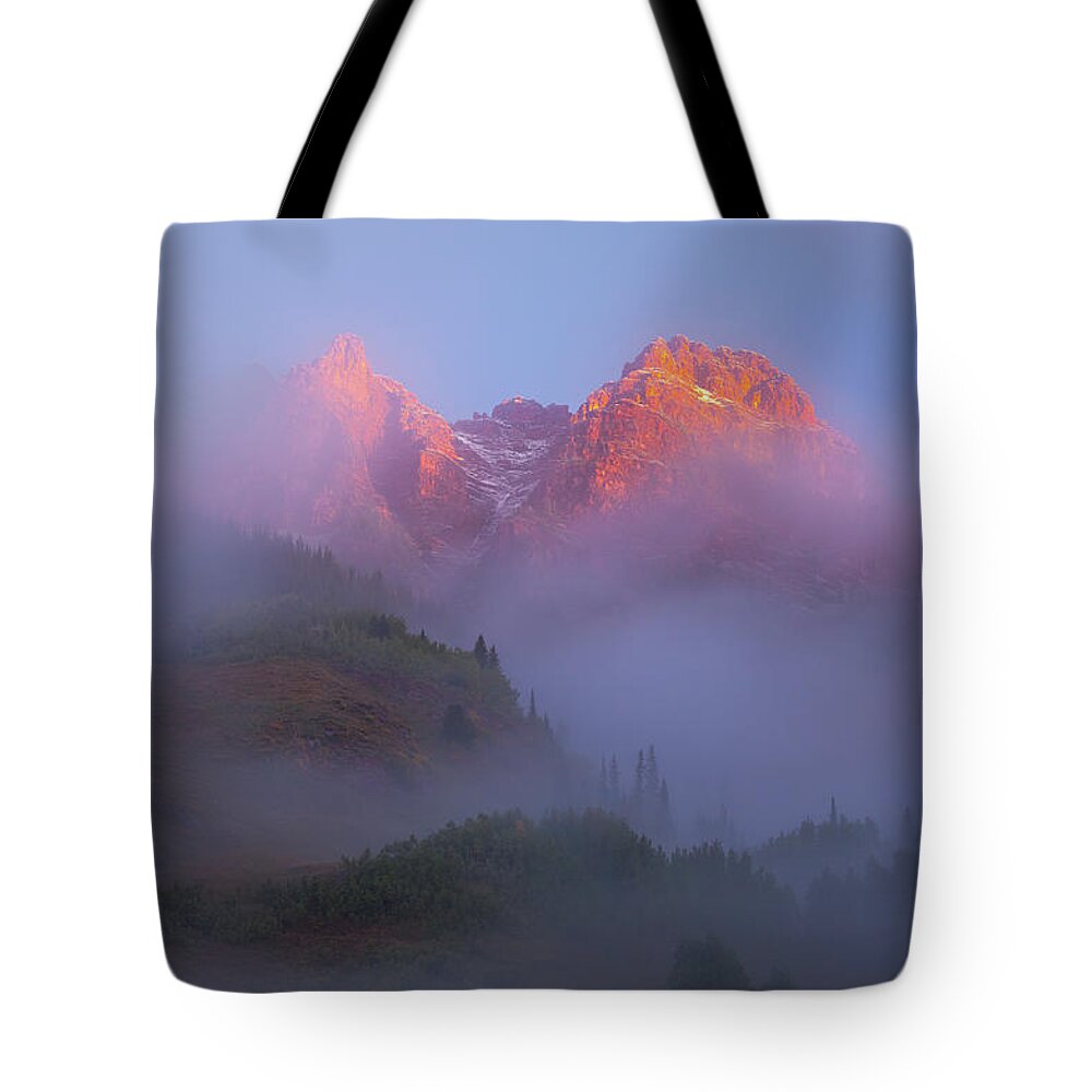Colorado Tote Bag featuring the photograph Morning Mysteries by Darren White