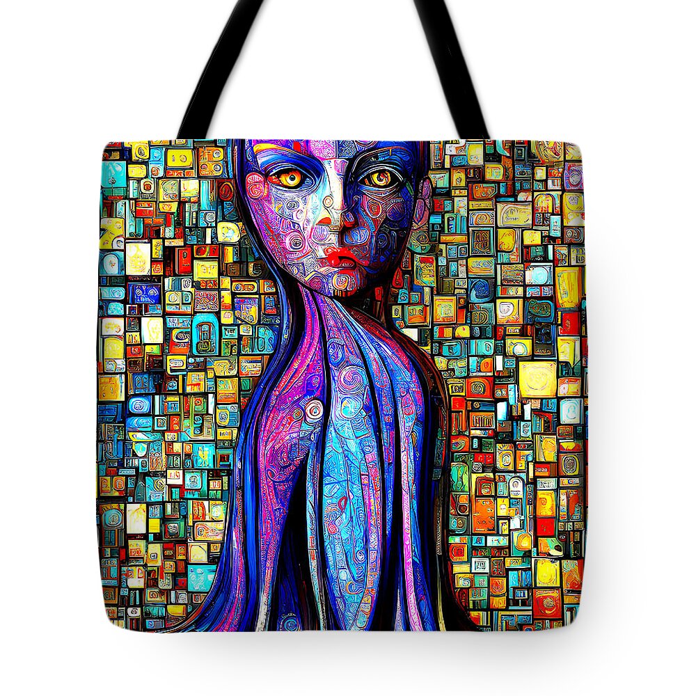 Wingsdomain Tote Bag featuring the mixed media Morpheus 20230105b by Wingsdomain Art and Photography
