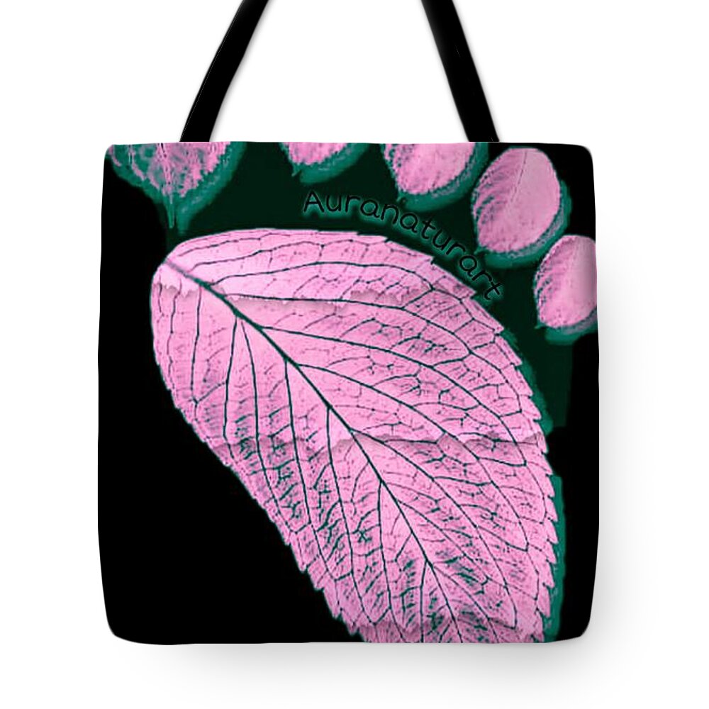 Nature Tote Bag featuring the photograph Mother Nature Forever FOOTPRINTS by Auranatura Art