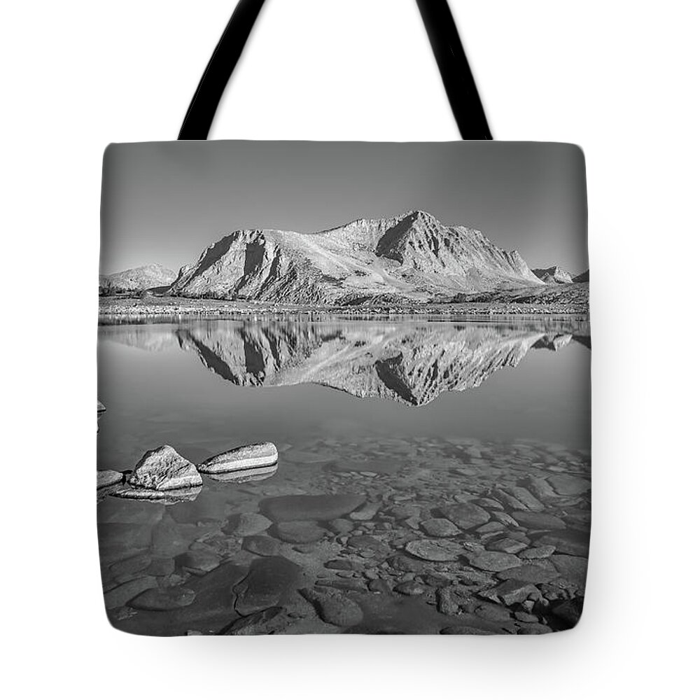 Mount Tote Bag featuring the photograph Mount Merriam Mirror by Martin Gollery