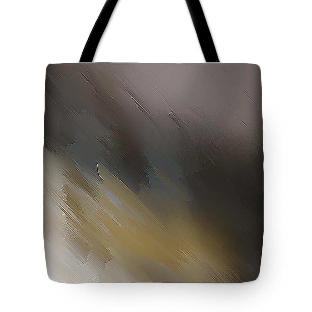 Emmett Tote Bag featuring the painting Mountain by John Emmett