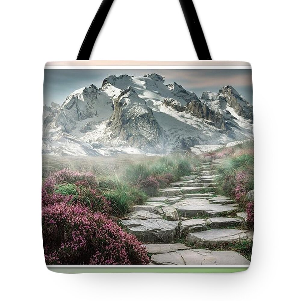 Mountain Tote Bag featuring the photograph Mountain Landscape by Nancy Ayanna Wyatt