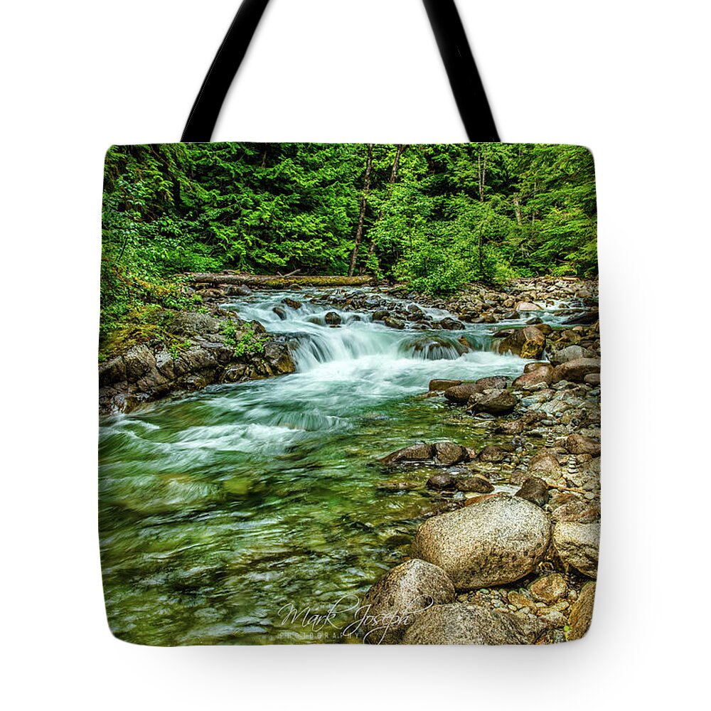 Landscape Tote Bag featuring the photograph Mountain Stream Beauty by Mark Joseph