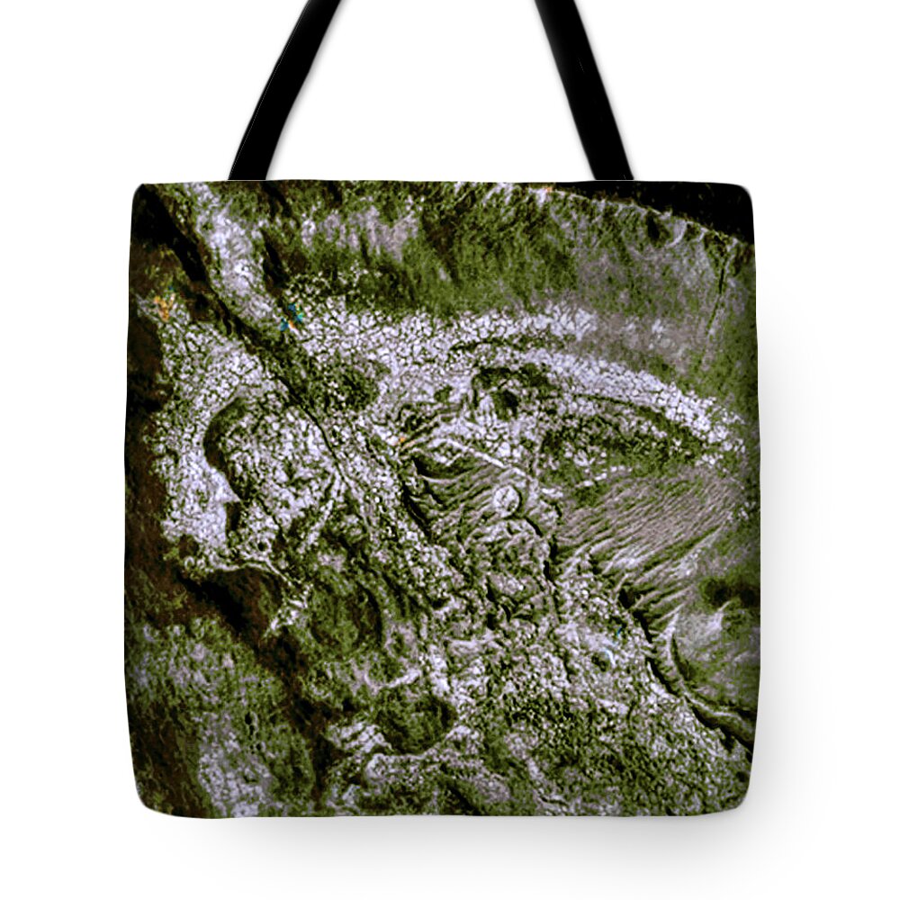 Mars Tote Bag featuring the photograph Mountain View City, Mars by Freyk John Geeris