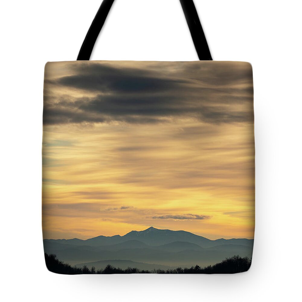 Mountains Tote Bag featuring the photograph Mountain view by Ian Middleton