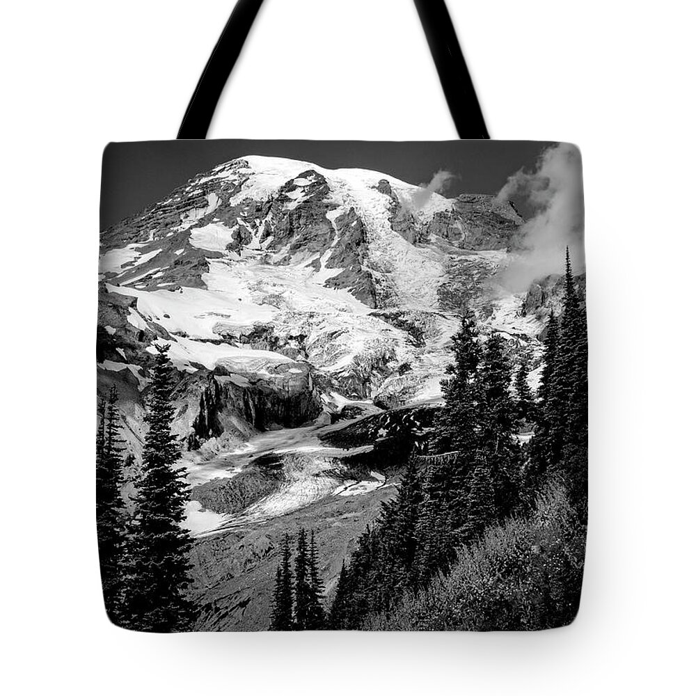 Fine Art Tote Bag featuring the photograph Mt Rainier by Greg Sigrist