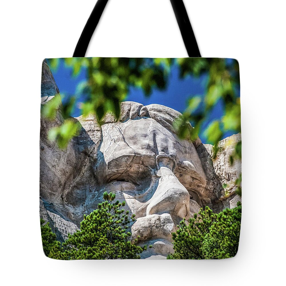 Fdr Tote Bag featuring the photograph Mt. Rushmore, FDR by Gordon Sarti