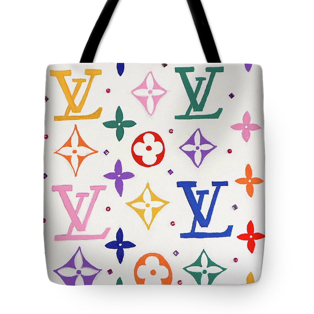 Multicolor LV Tote Bag by Sheera Paloma - Pixels