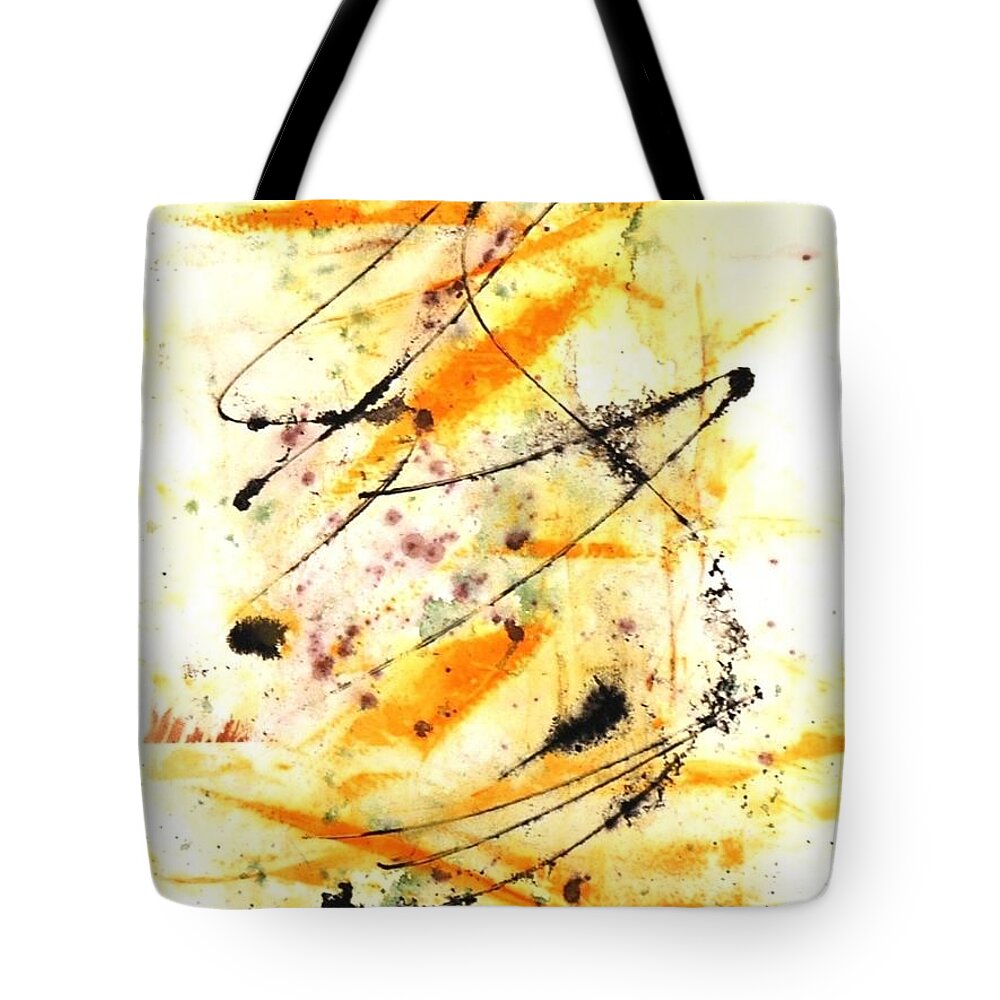 Mushin Tote Bag featuring the painting Mushin - No MInd - #10 by Dick Richards