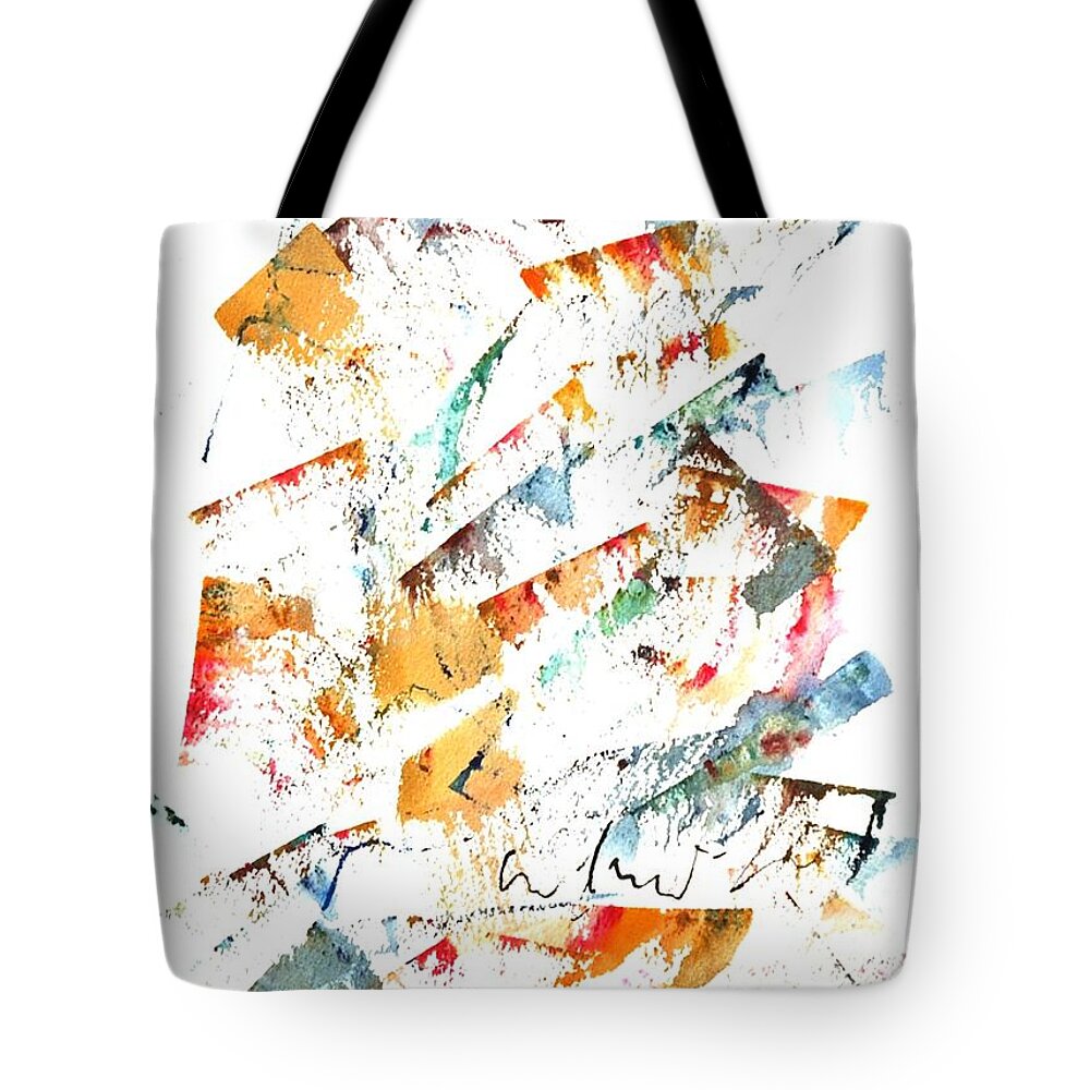 Mushin Tote Bag featuring the painting Mushin -No MInd- #20 by Dick Richards