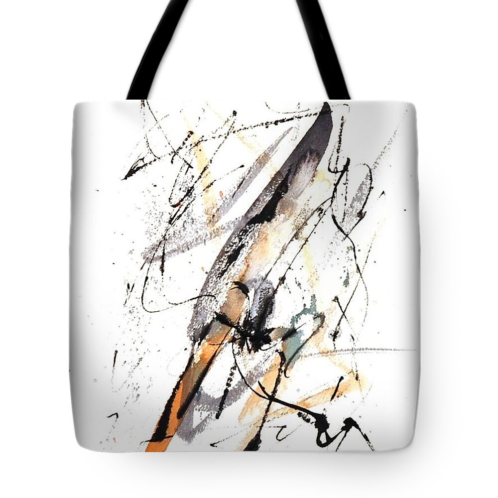 Mushin Tote Bag featuring the painting Mushin -No MInd- #21 by Dick Richards