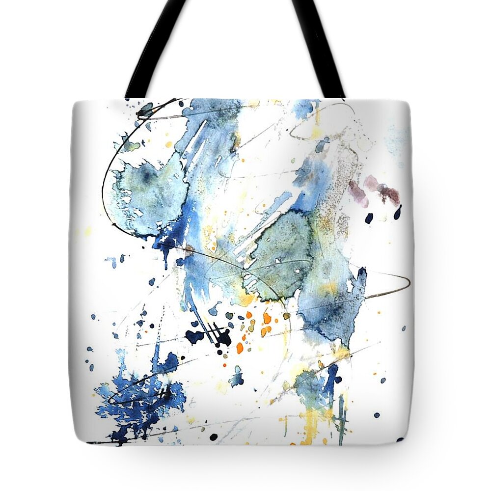 Mushin Tote Bag featuring the painting Mushin -No MInd- #11 by Dick Richards