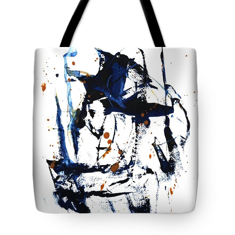 Mushin Tote Bag featuring the painting Mushin #6 by Dick Richards