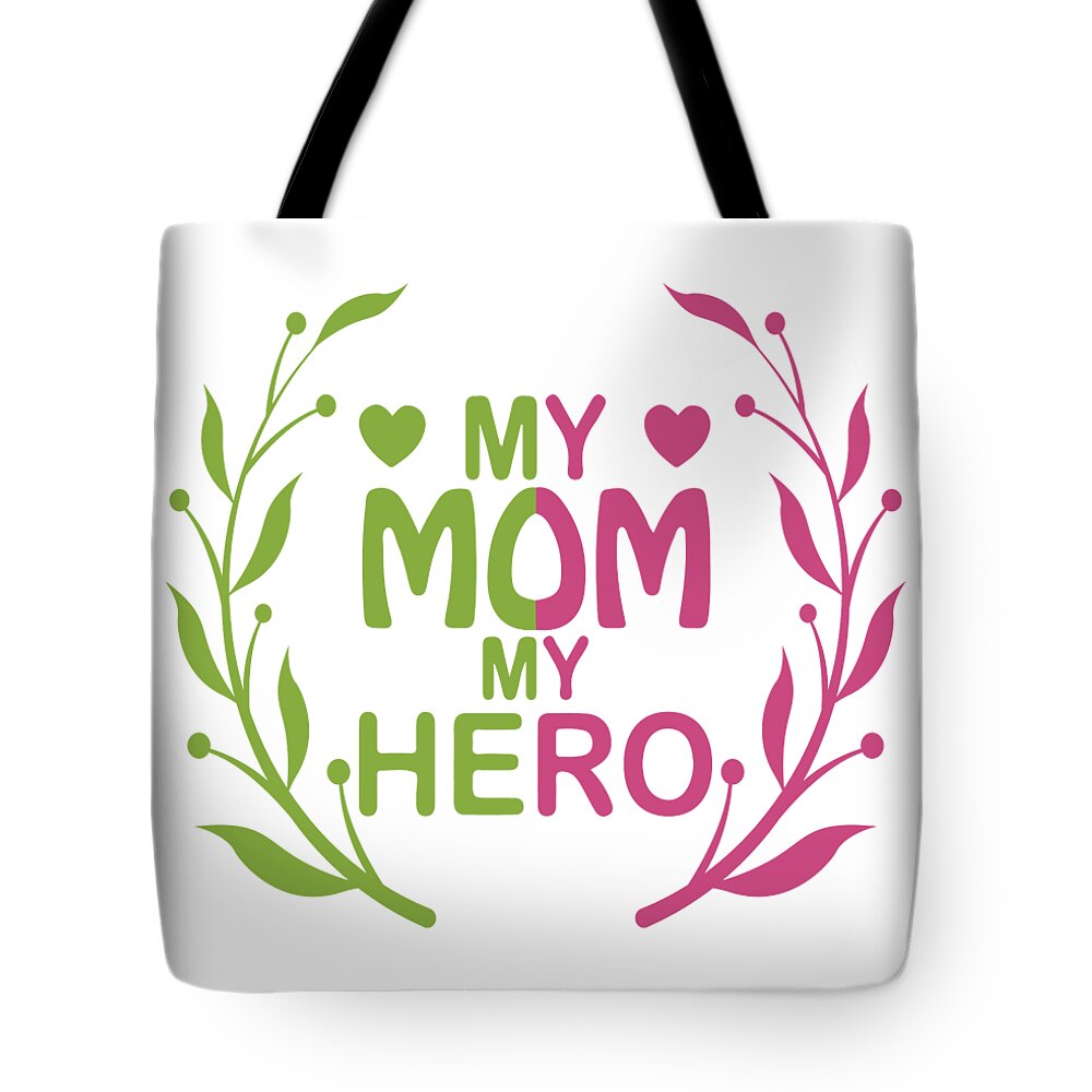 My mom my hero mothers day gift ideas best mom gifts mother's day  celebration graphic design Metal Print by Mounir Khalfouf - Fine Art America