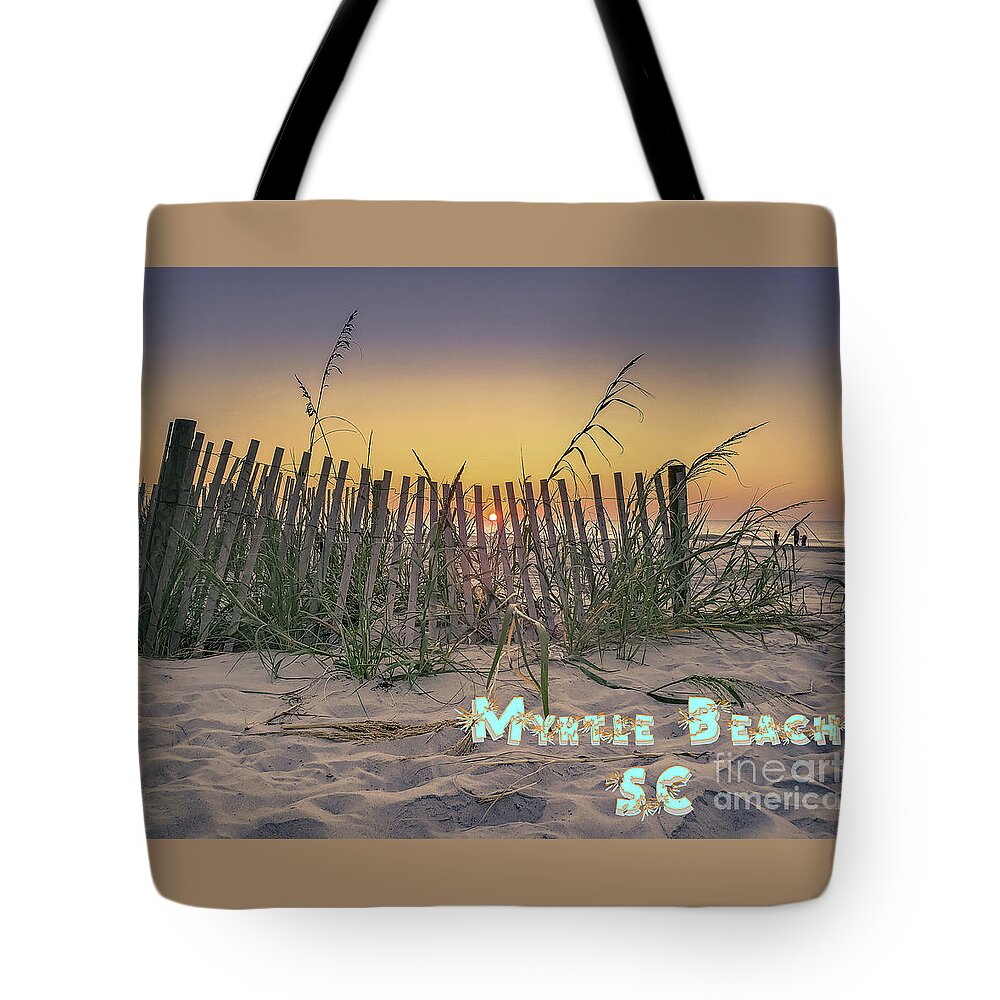Myrtle Tote Bag featuring the photograph Myrtle Beach by Darrell Foster