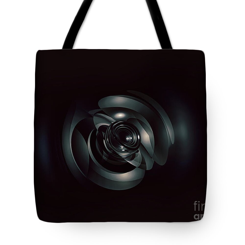 Grunge Tote Bag featuring the digital art Mysterious Reflections by Phil Perkins
