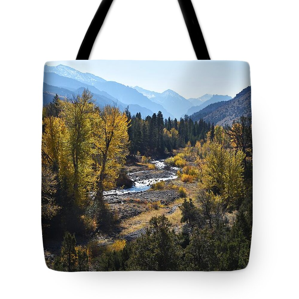 Western Art Tote Bag featuring the photograph Nearly to Camp by Alden White Ballard