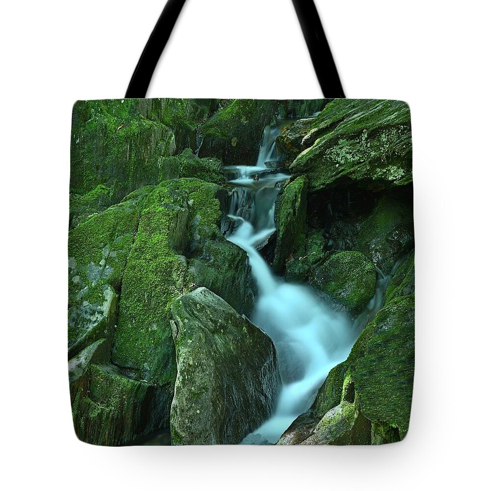 Waterfalls Tote Bag featuring the photograph New Hampshire Waterfalls by Steve Brown