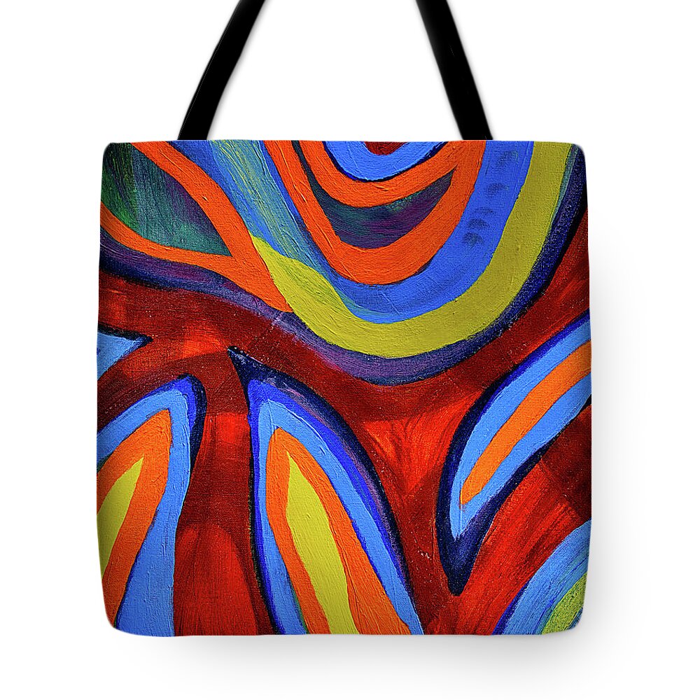 16 X 20 Inches Tote Bag featuring the painting Next Stop by Jay Heifetz