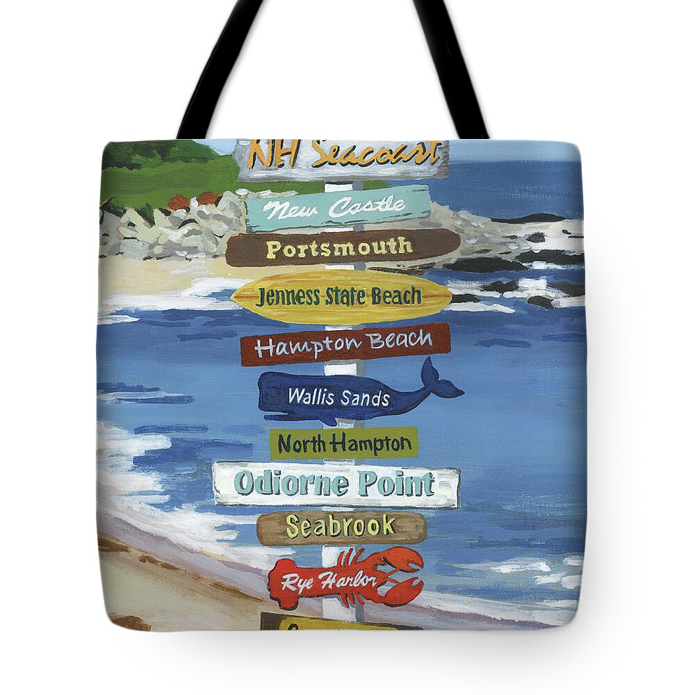 New Castle Nh Tote Bags