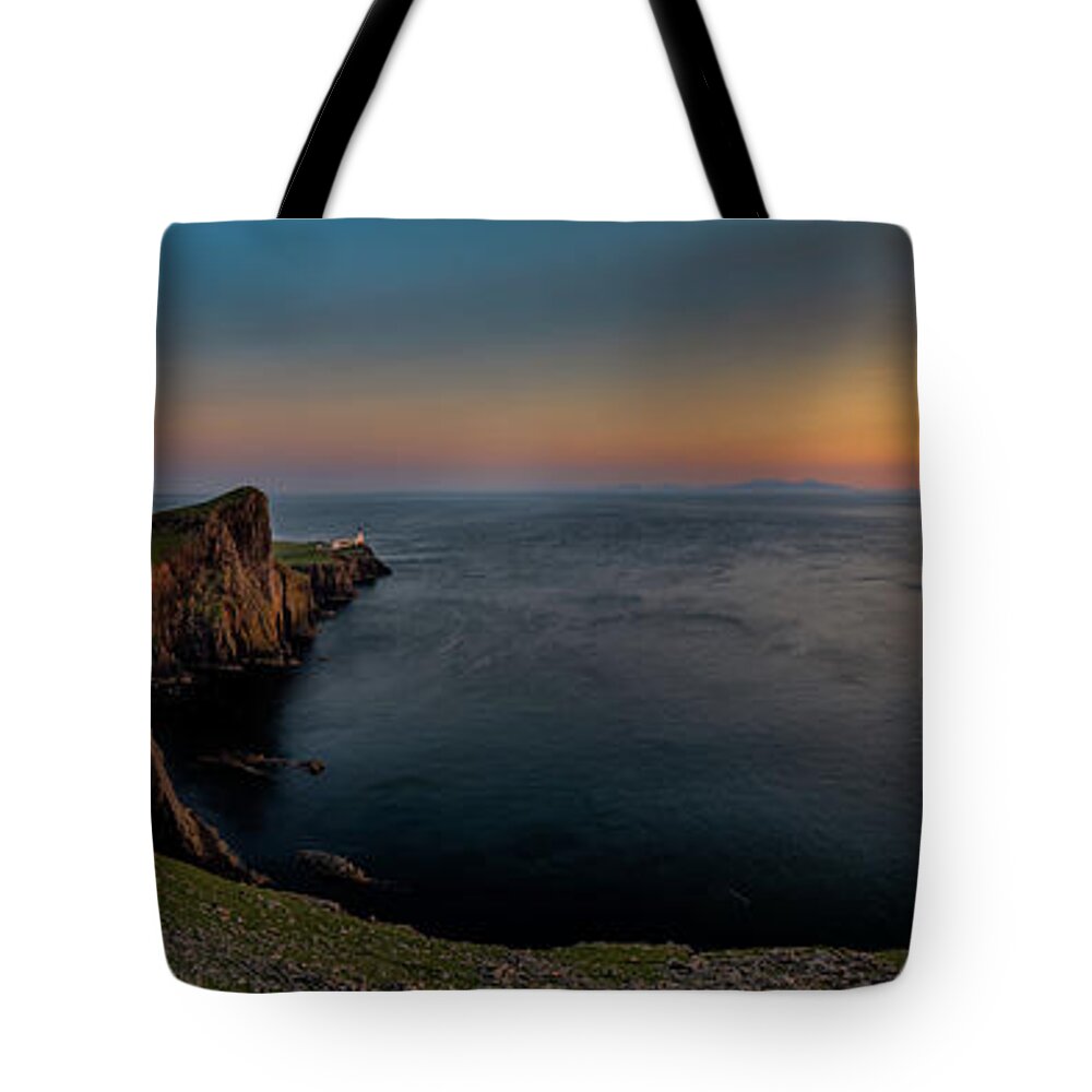 Neist Point Tote Bag featuring the photograph Night and Day by Chuck Rasco Photography