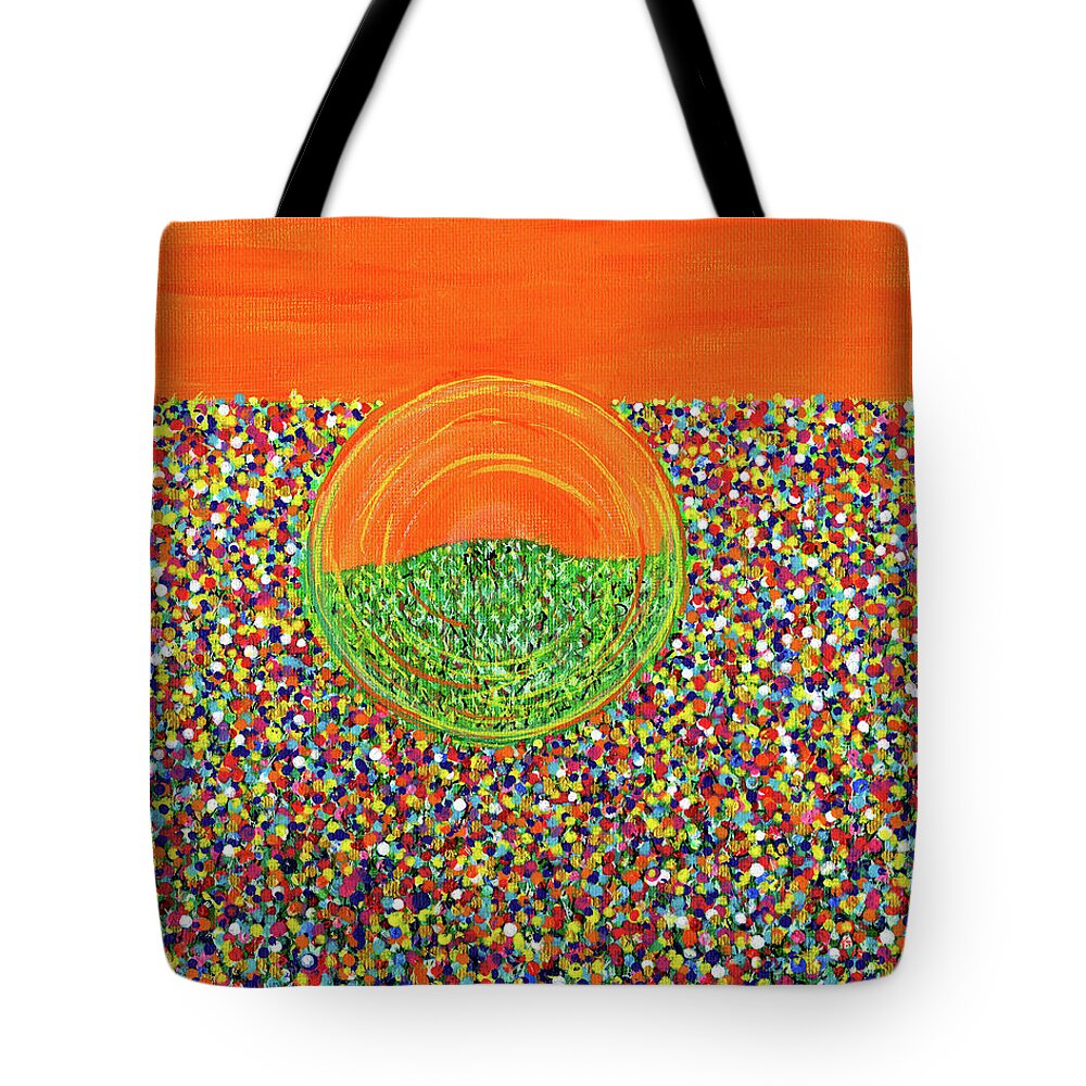 Flowers Tote Bag featuring the painting No Flowers by Meghan Elizabeth