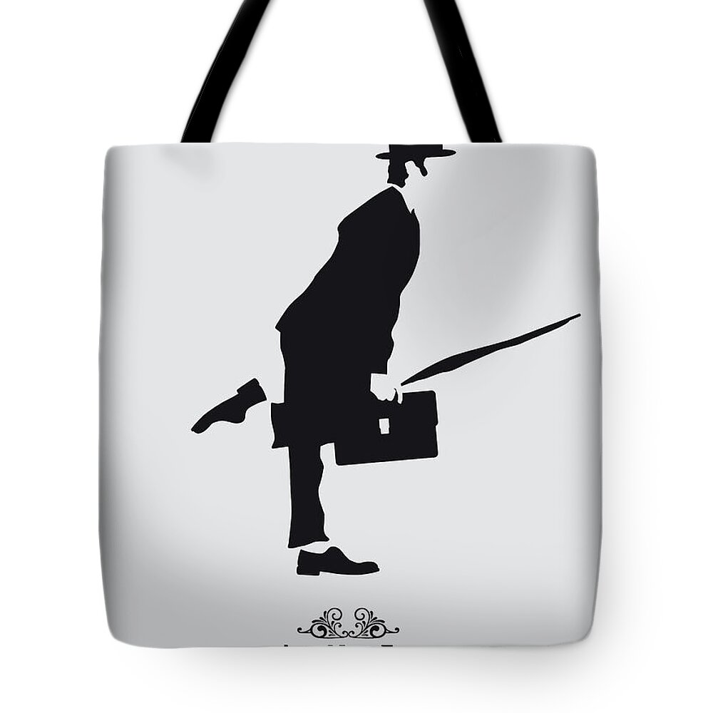 Teabag Tote Bag featuring the digital art No02 My Silly walk poster by Chungkong Art