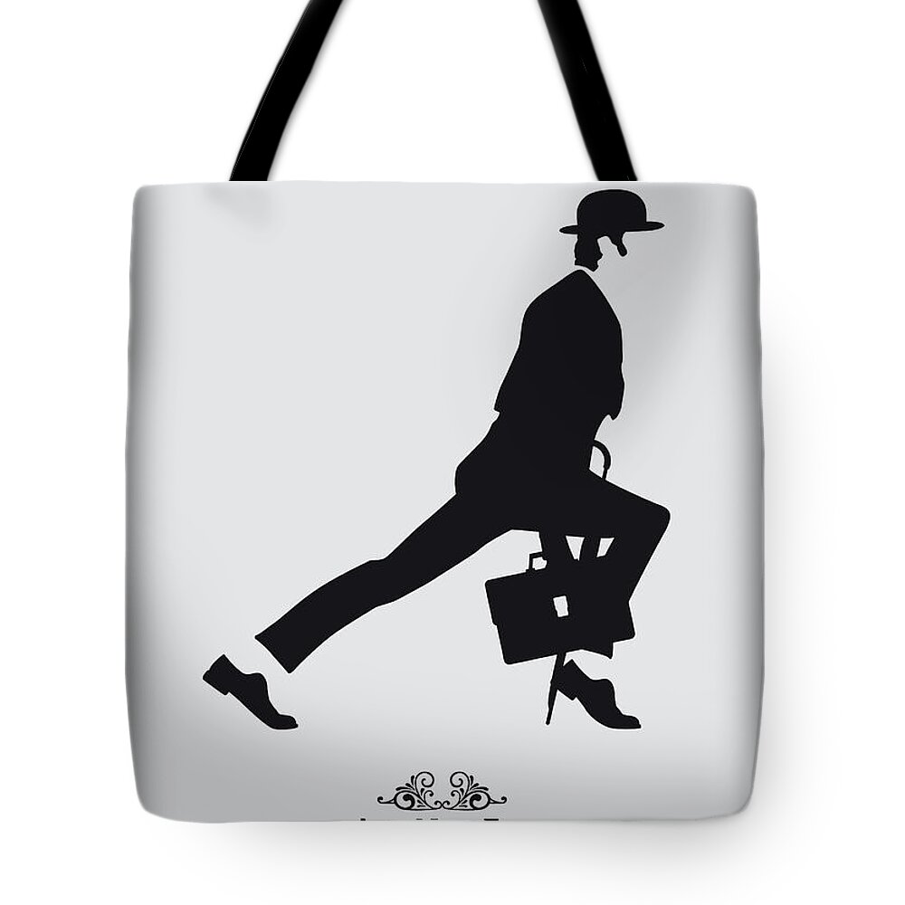 Teabag Tote Bag featuring the digital art No03 My Silly walk poster by Chungkong Art