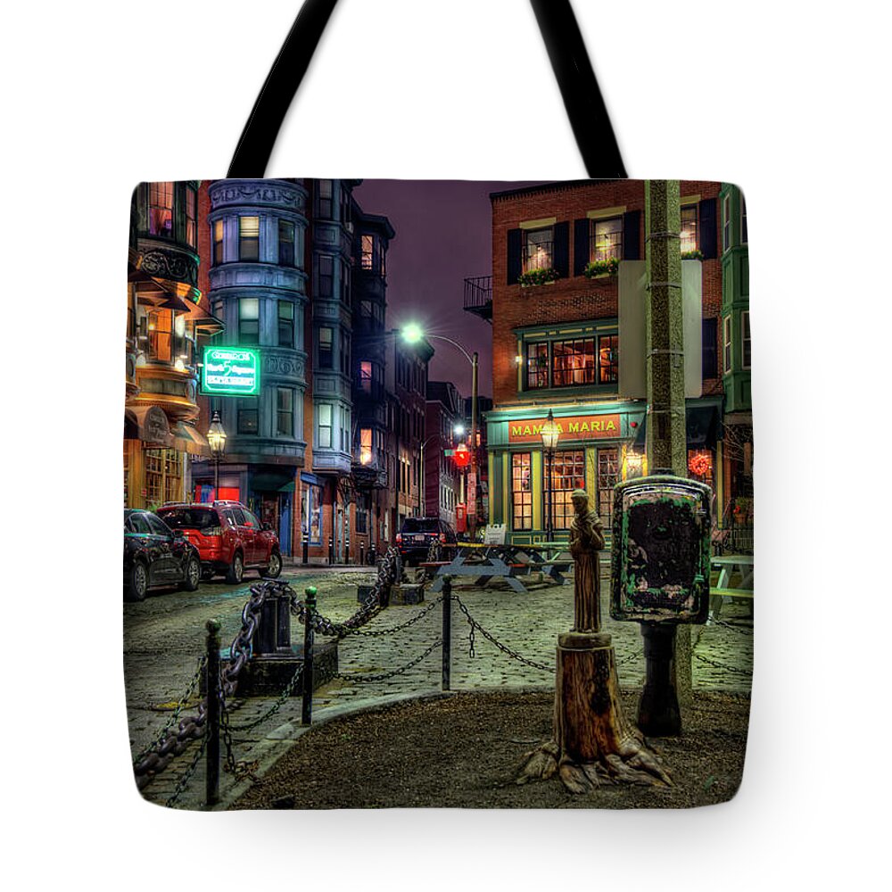  Tote Bag featuring the photograph North Square - North End - Boston by Joann Vitali